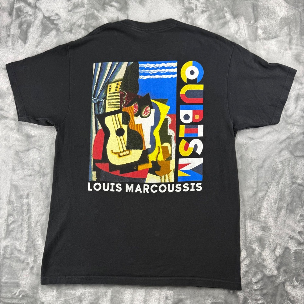 BrandMakers Louis Marcoussis Cubism Art Graphic T-Shirt Black Mens Large Artwear